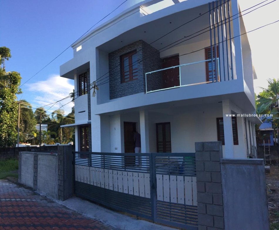 3 bhk semi funished house for sale at kureekad